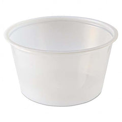 Fabri-Kal - Portion Cups, 2 oz, Clear, 2500/Carton - Makers Industrial Supply