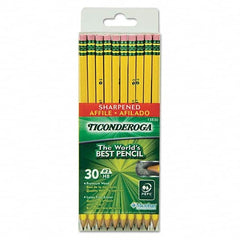 TICONDEROGA - Pens & Pencils Type: Pencil Color: Black - Makers Industrial Supply