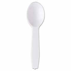 Royal Paper - Polystyrene Taster Spoons, White, 3000/Carton - Makers Industrial Supply