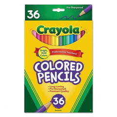 Crayola - Pens & Pencils Type: Colored Pencil Color: Assorted - Makers Industrial Supply