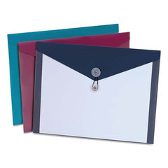 Pendaflex - File Folders, Expansion Folders & Hanging Files Folder/File Type: File Jackets Color: Navy Blue; Burgundy; Teal - Makers Industrial Supply