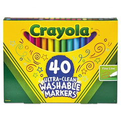 Crayola - Markers & Paintsticks Type: Art Marker Color: Assorted - Makers Industrial Supply