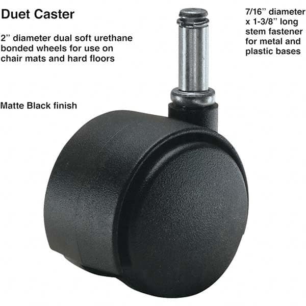 Master Caster - Cushions, Casters & Chair Accessories Type: Caster Set For Use With: Office and Home Furniture - Makers Industrial Supply