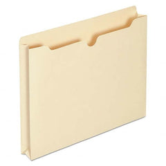 UNIVERSAL - File Folders, Expansion Folders & Hanging Files Folder/File Type: File Sleeves & Jackets-File Jacket-Top Tab Color: Manila - Makers Industrial Supply