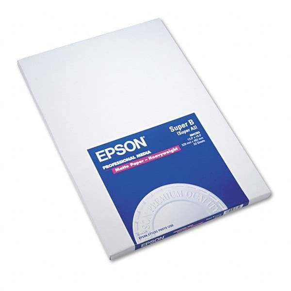 Epson - Office Machine Supplies & Accessories Office Machine/Equipment Accessory Type: Photo Paper For Use With: Inkjet Printers - Makers Industrial Supply