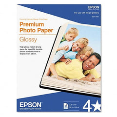 Epson - Office Machine Supplies & Accessories Office Machine/Equipment Accessory Type: Photo Paper For Use With: Inkjet Printers - Makers Industrial Supply