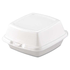 DART - Carryout Food Containers, Foam, 1-Comp, 5 7/8 x 6 x 3, White, 500/Carton - Makers Industrial Supply