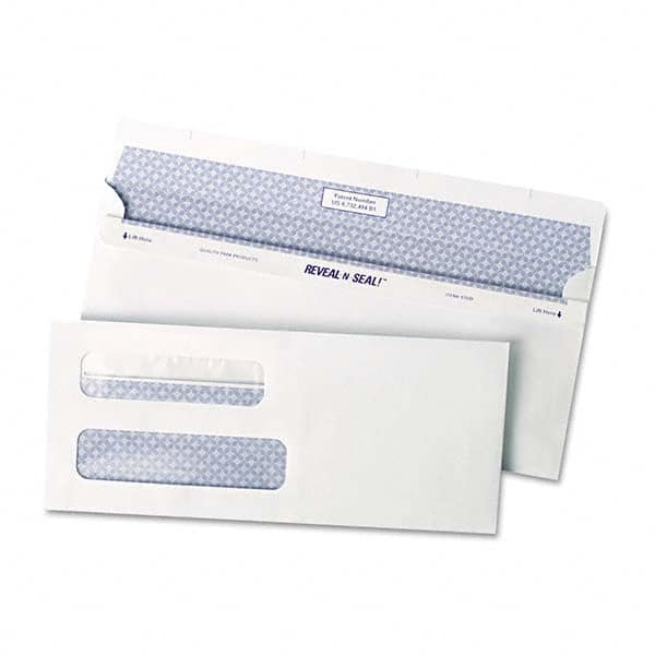 Quality Park - Mailers, Sheets & Envelopes Type: Business Envelope Style: Self Adhesive - Makers Industrial Supply