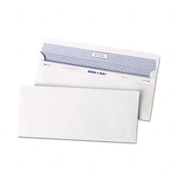 Quality Park - Mailers, Sheets & Envelopes Type: Business Envelope Style: Self Adhesive - Makers Industrial Supply