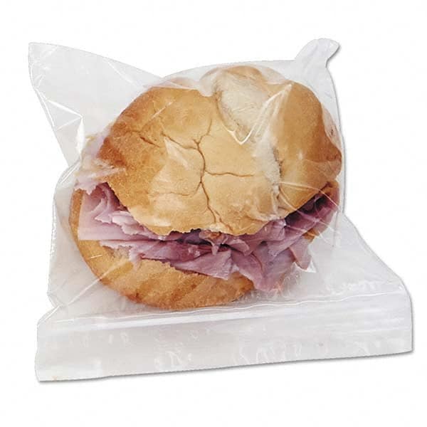 Boardwalk - Reclosable Food & Sandwich Bags Volume Capacity: 1 Sandwich Width (Inch): 6-1/2 - Makers Industrial Supply