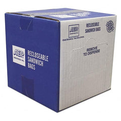 Handi-Bag - Reclosable Food & Sandwich Bags Volume Capacity: 60.0 Gal. Width (Inch): 6-1/2 - Makers Industrial Supply