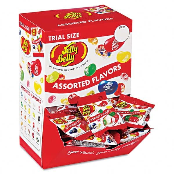 Jelly Belly - Snacks, Cookies, Candy & Gum Breakroom Accessory Type: Candy Breakroom Accessory Description: Jelly Beans, Assorted Flavors, 80/Dispenser Box - Makers Industrial Supply