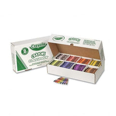 Crayola - Markers & Paintsticks Type: All Purpose Wax Crayon Color: Black; Blue; Brown; Green; Orange; Red; Violet; Yellow - Makers Industrial Supply