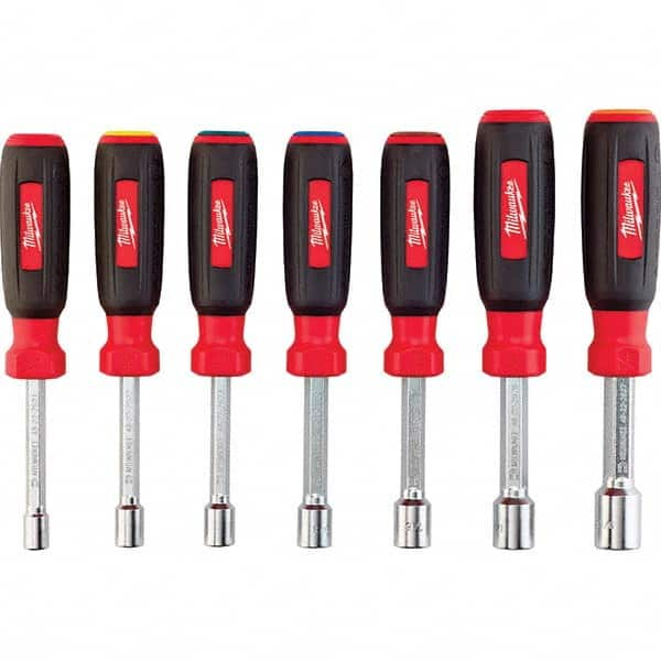 Milwaukee Tool - Nutdriver Sets Tool Type: Magnetic Tip Nutdriver Set System of Measurement: Inch - Makers Industrial Supply