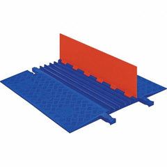 Checkers - On Floor Cable Covers Cover Material: Polyurethane Number of Channels: 5 - Makers Industrial Supply