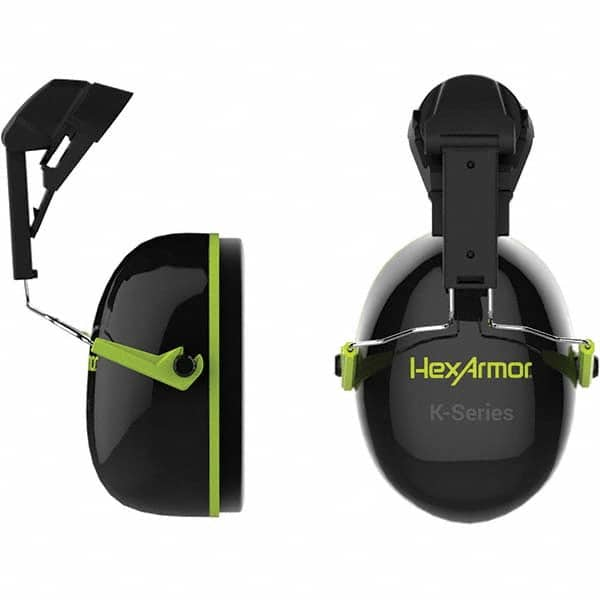 HexArmor - Earmuffs Band Position: Hard Hat Cap Mounted NRR Rating (dB) Behind the Neck: 25 - Makers Industrial Supply