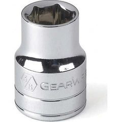 Hand Socket: 1/2″ Drive, 1″ Socket, 6-Point Polished