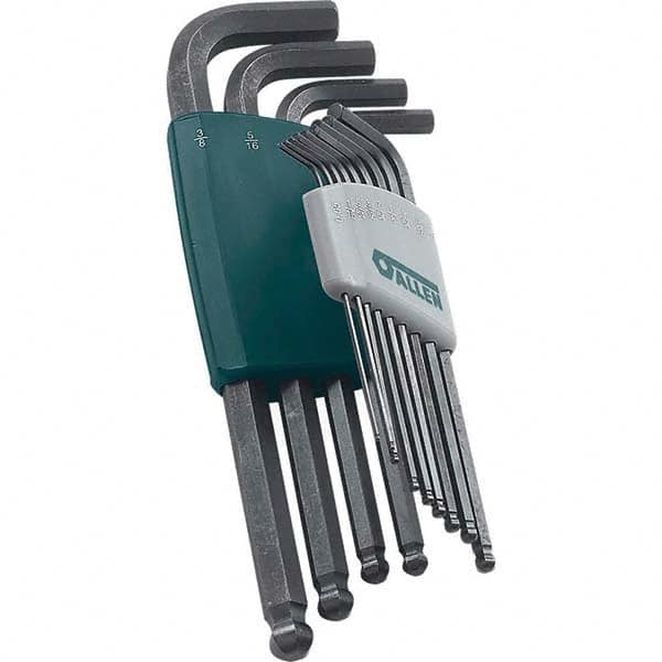 Allen - Hex Key Sets Tool Type: Ball End Handle Type: L-Key Long Arm - Makers Industrial Supply