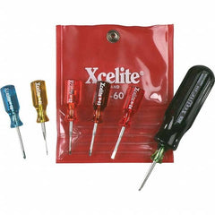 Xcelite - Screwdriver Sets Screwdriver Types Included: Slotted; Phillips Number of Pieces: 7 - Makers Industrial Supply