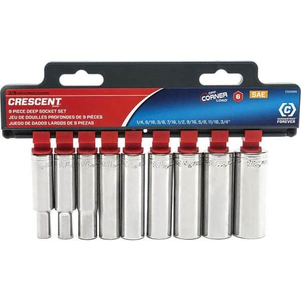 Crescent - Socket Sets Measurement Type: Metric Drive Size: 3/8 - Makers Industrial Supply