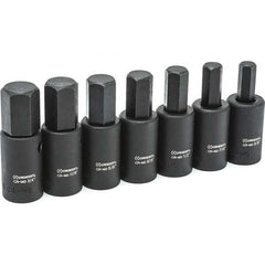 Crescent - Hex & Torx Bit Socket Sets Type: Impact Hex Bit Socket Set Drive Size: 1/2 - Makers Industrial Supply