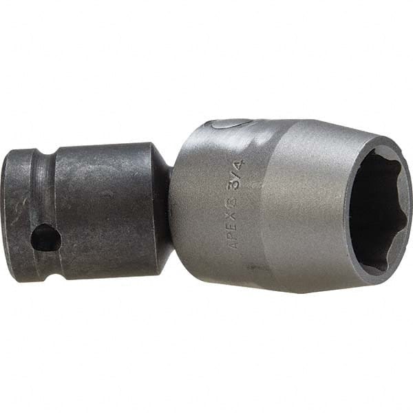 Apex - Socket Adapters & Universal Joints Type: Universal Joint Male Size: 3/4 - Makers Industrial Supply