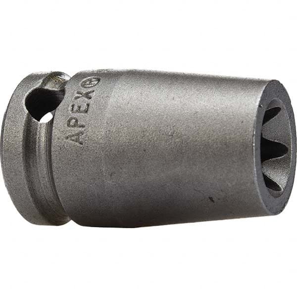 Apex - Impact Sockets Drive Size (Inch): 3/8 Torx Size: E12 - Makers Industrial Supply