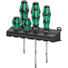 Wera - Screwdriver Sets Screwdriver Types Included: Phillips; Pozidriv Number of Pieces: 7 - Makers Industrial Supply