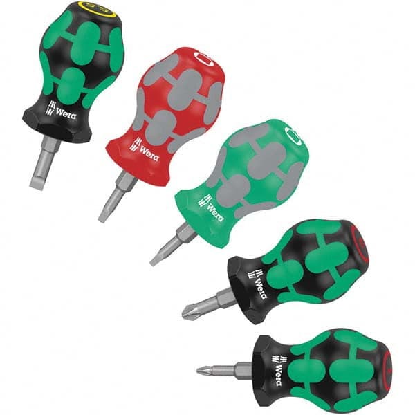 Wera - Screwdriver Sets Screwdriver Types Included: Phillips; Slotted; Square Number of Pieces: 5 - Makers Industrial Supply