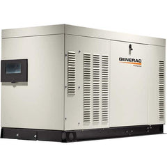 Generac Power - Standby Power Generators Generator Type: Liquid Cooled without Transfer Switch Fuel Type: Natural Gas; Liquid Propane (LP) - Makers Industrial Supply