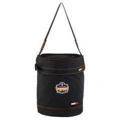 5975T M BLK POLY HOIST BUCKET W/TOP - Makers Industrial Supply