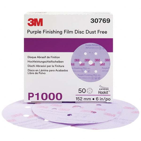 3M - Hook & Loop Discs Abrasive Type: Film Disc Disc Diameter (Inch): 6 - Makers Industrial Supply