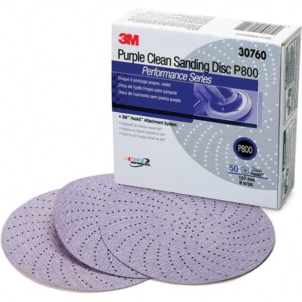 3M - Hook & Loop Discs Abrasive Type: Sanding Disc Disc Diameter (Inch): 6 - Makers Industrial Supply