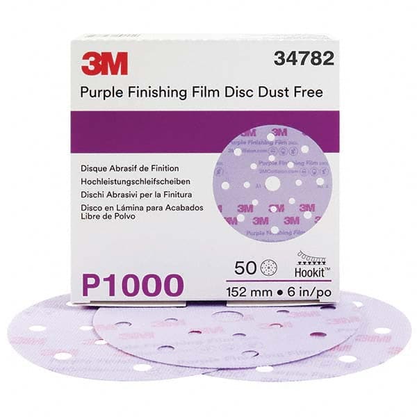 3M - Hook & Loop Discs Abrasive Type: Film Disc Disc Diameter (Inch): 6 - Makers Industrial Supply