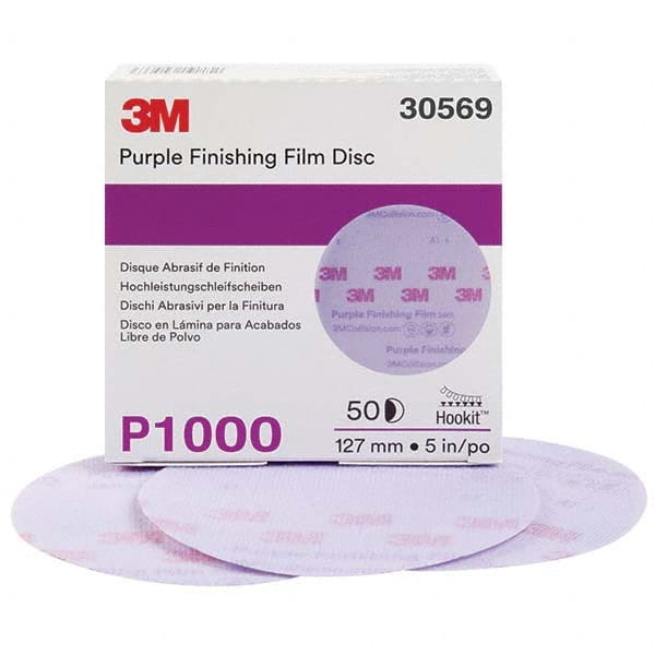 3M - Hook & Loop Discs Abrasive Type: Film Disc Disc Diameter (Inch): 5 - Makers Industrial Supply