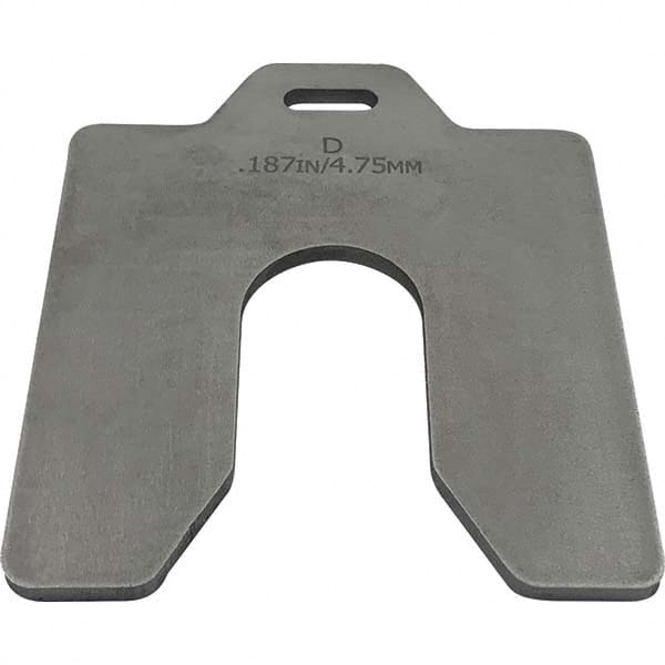 Maudlin Products - Metal Shim Stock Type: Slotted Shim Material: Stainless Steel - Makers Industrial Supply