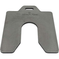 Maudlin Products - Metal Shim Stock Type: Slotted Shim Material: Stainless Steel - Makers Industrial Supply