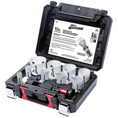 Disston - Hole Saw Kits Minimum Saw Diameter (Inch): 3/4 Maximum Saw Diameter (Inch): 2-1/2 - Makers Industrial Supply