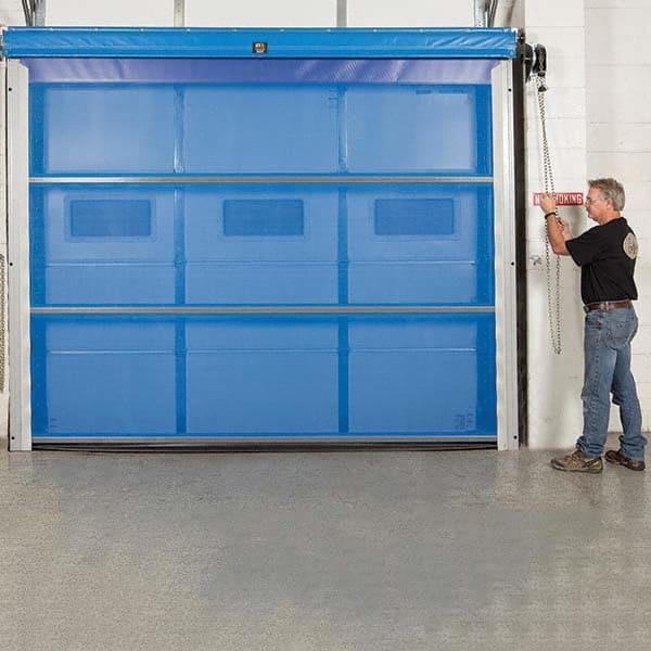 Goff's Enterprises - Dock Strip Doors/Curtains Type: Roll Up Dock Screen Door Width (Feet): 9 - Makers Industrial Supply