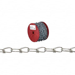 Campbell - Weldless Chain Type: Double Loop Chain Load Capacity (Lb.): 155 - Makers Industrial Supply