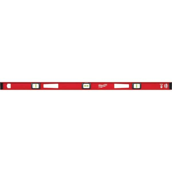 Milwaukee Tool - Box Beam, I-Beam & Torpedo Levels Level Type: I-Beam Number of Vials: 3 - Makers Industrial Supply