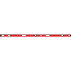 Milwaukee Tool - Box Beam, I-Beam & Torpedo Levels Level Type: I-Beam Number of Vials: 3 - Makers Industrial Supply