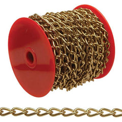 Campbell - Weldless Chain Type: Decorative Chain Load Capacity (Lb.): 25.000 - Makers Industrial Supply