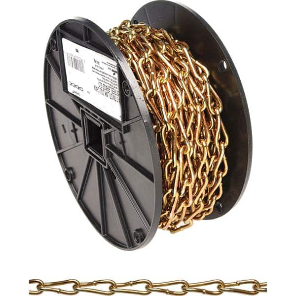 Campbell - Weldless Chain Type: Twist Link Coil Chain Load Capacity (Lb.): 240.000 - Makers Industrial Supply