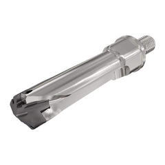 Replaceable Tip Drill: 10 to 10.4 mm Drill Dia, 36.2 mm Max Depth, Modular Connection Shank Uses ICP Inserts, 78.2 mm OAL, Through Coolant