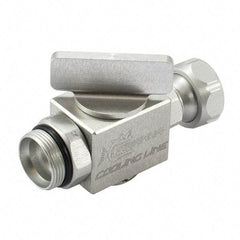 Piranha Cooling Line - Instrumentation Ball Valves Material: Aluminum Pipe Size: 0.25 (Inch) - Makers Industrial Supply