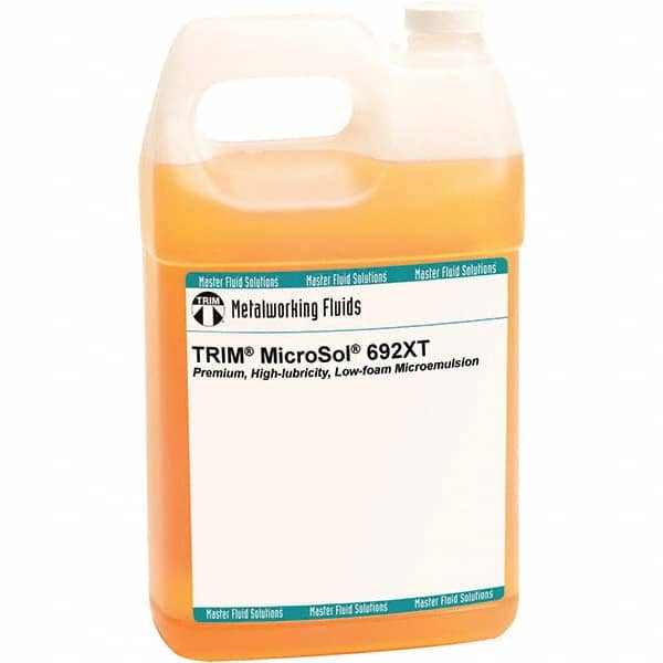 Master Fluid Solutions - TRIM MicroSol 692XT 1 Gal Bottle Cutting, Drilling, Sawing, Grinding, Tapping & Turning Fluid - Makers Industrial Supply