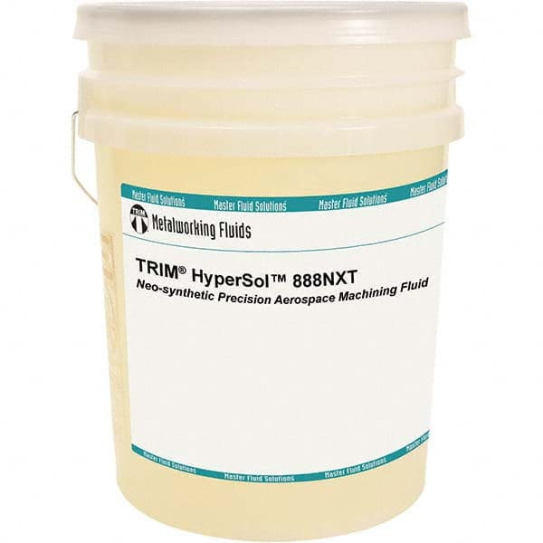 Master Fluid Solutions - TRIM HyperSol 888NXT 5 Gal Pail Cutting, Drilling, Sawing, Grinding, Tapping & Turning Fluid - Makers Industrial Supply