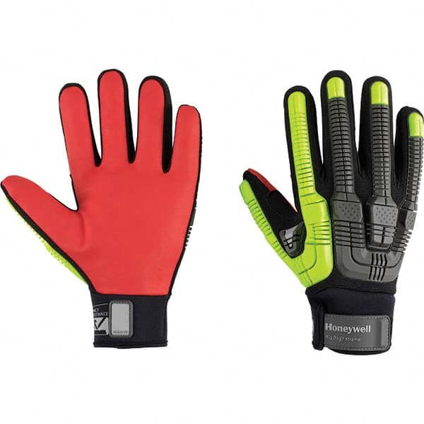 Honeywell - Size L (9), ANSI Cut Lvl A6, Abrasion Lvl 4, Rubber Coated Cut Resistant Gloves - Makers Industrial Supply