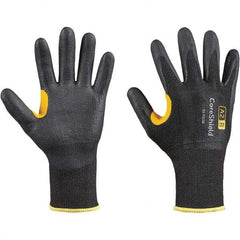 Honeywell - Size M (8), ANSI Cut Lvl A2, Puncture Lvl 1, Abrasion Lvl 6, Nitrile Coated Cut Resistant Gloves - Makers Industrial Supply